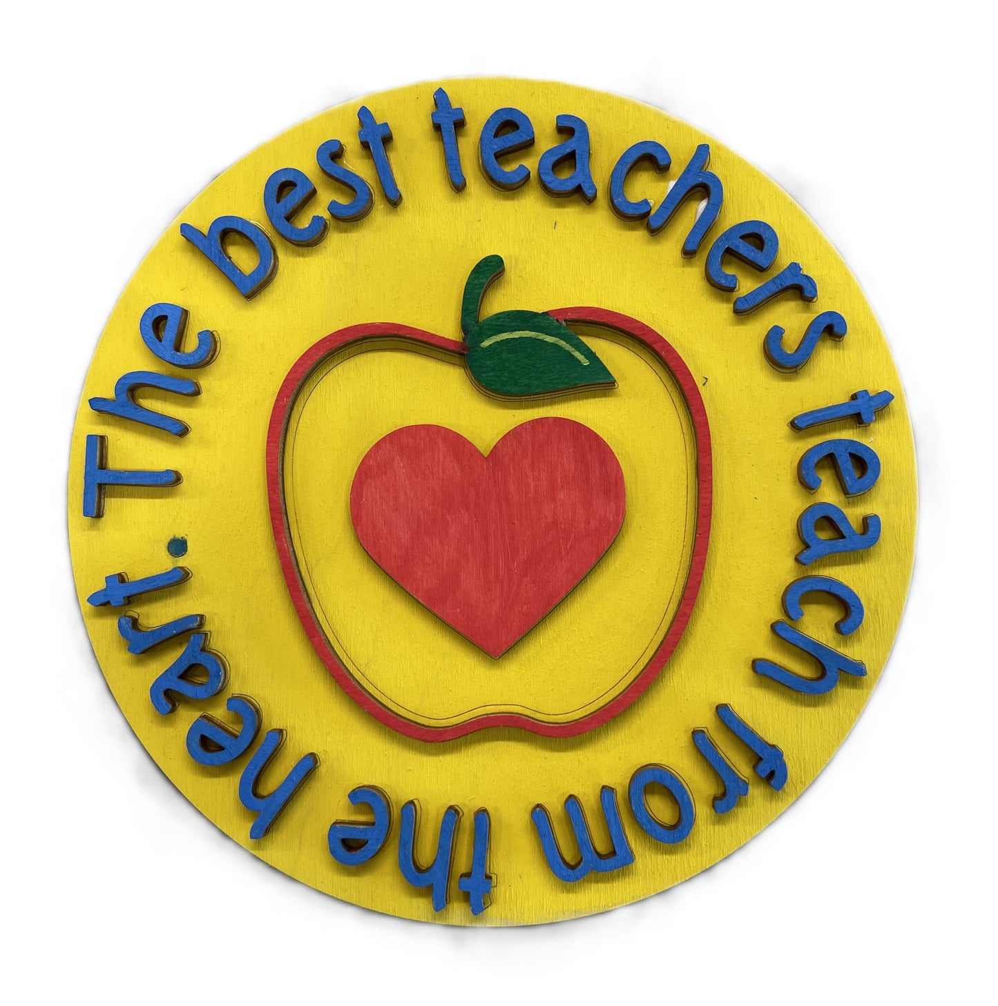 Best Teacher Door Sign Unfinished Wood DIY Kit SC2